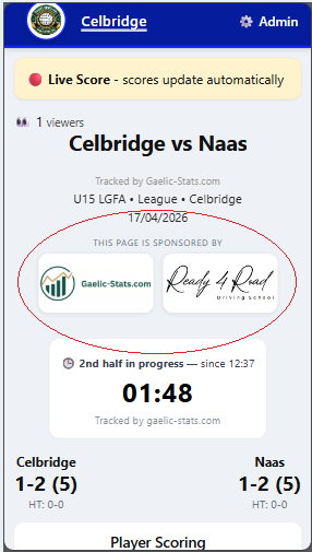 Match Sponsor Logos